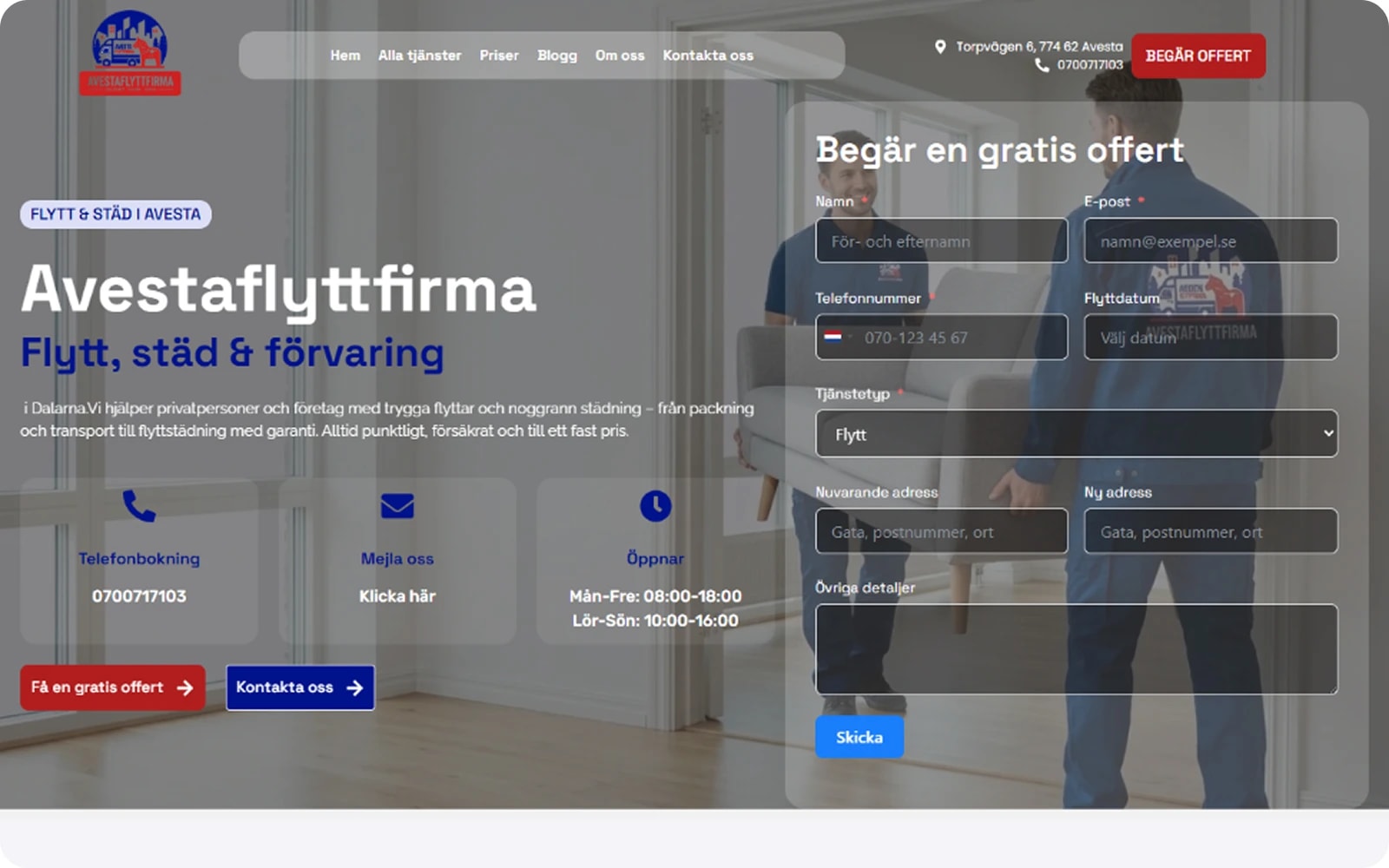 Avestaflyttfirma – Moving & Cleaning Services cover