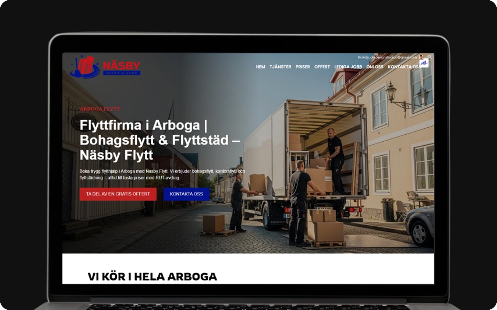 Näsby Flytt & Städ AB – Moving & Cleaning Services cover