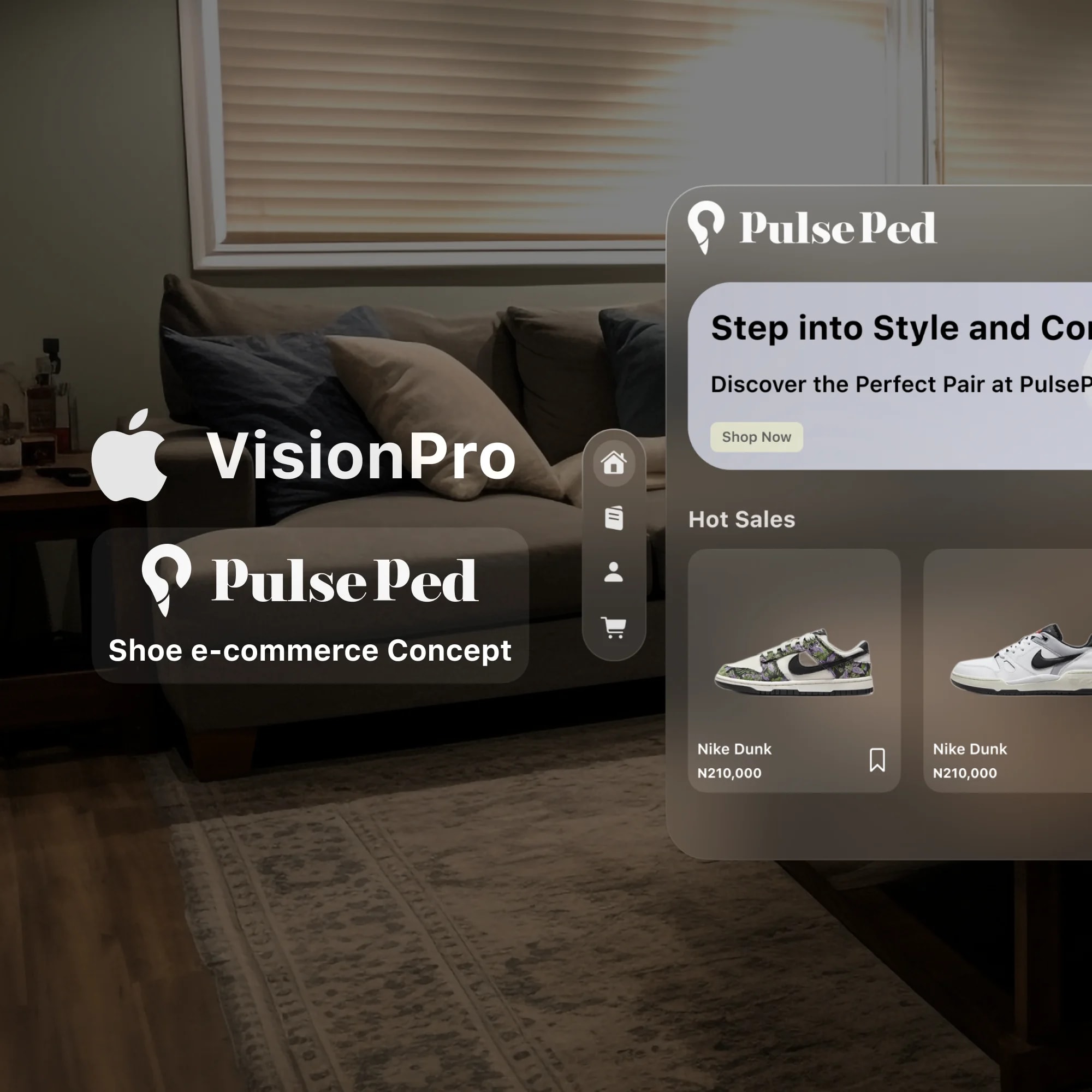 Vision Pro E-commerce Concept cover